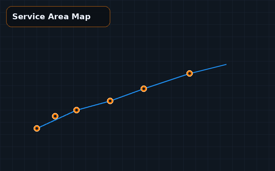 Service area map